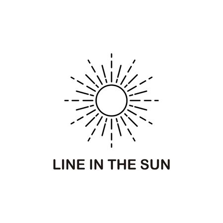 Logo design related to sun or solar cell energy
