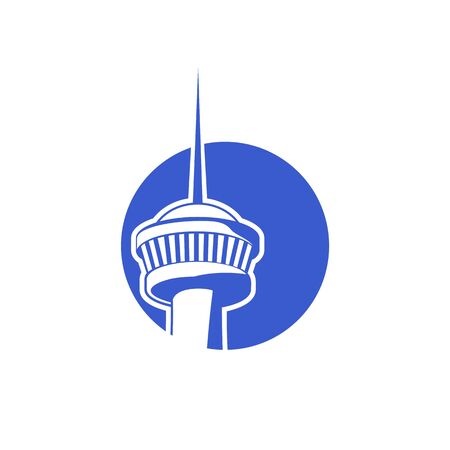 logo design related to towerのイラスト素材