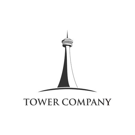 logo design related to towerのイラスト素材