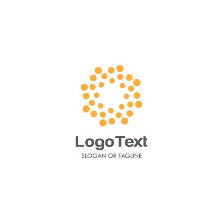 Abstract Sun logo design ideaのイラスト素材