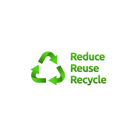 Zero waste campaign logo designのイラスト素材