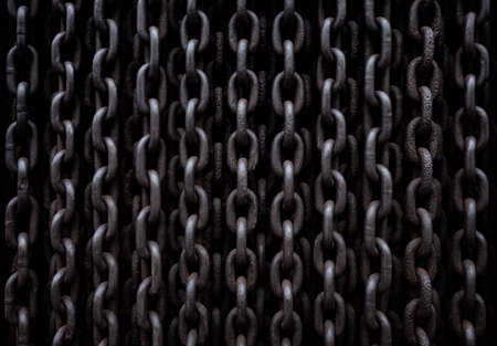 chains  detail of the Iron Curtain monument in Budapest の写真素材