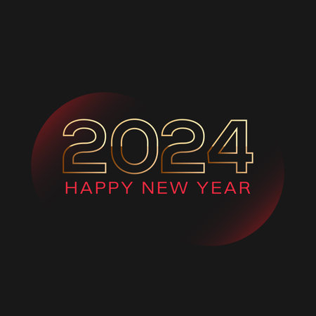 Happy New Year 2014 Text Design. Vector Illustration. EPS10のイラスト素材