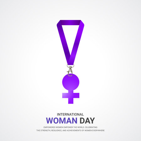 International Women's Day. March 8. Holiday concept. Vector illustrationのイラスト素材
