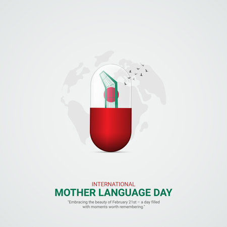 Vector illustration of a Background for Mother's Day with Red Pill.のイラスト素材