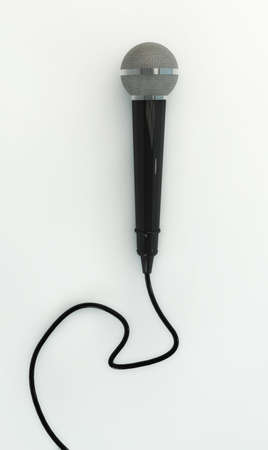 Microphone Top Viewの写真素材