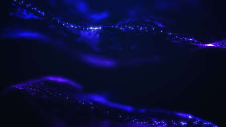 3D Illustration of an Abstract Plexus Concept Backgroundの写真素材