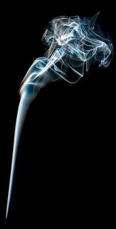 Smoke isolated on Black Background Textureの写真素材