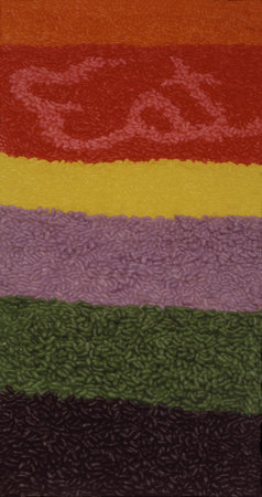 Jellybeans that spell the word: Eat.の写真素材