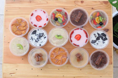 Homemade pudding. A dish suitable for closing a meal or for an appetizer when breaking the fast