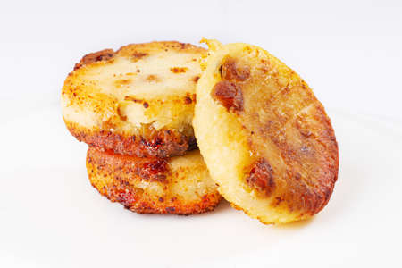 Traditional russian and ukrainian dish for breakfast syrniki.の写真素材