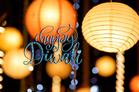 Indian Festival Diwali , Lantern, Indian lantern. This photo can be used on a good diwali Greeting Cardの写真素材