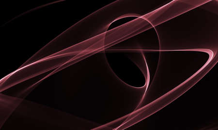 Colored Light Energy Streak Design Element on Black Backgroundの写真素材