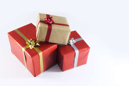 Gift Boxes and Ribbonsの写真素材