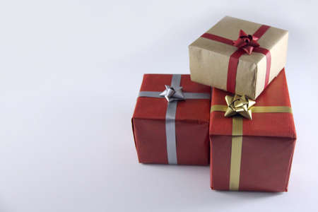 Gift Boxes and Ribbonsの写真素材