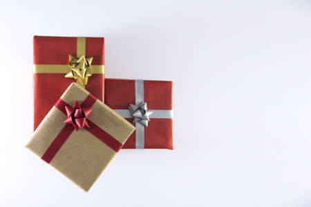 Gift Boxes and Ribbonsの写真素材