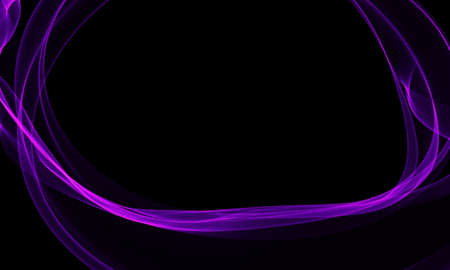 Colored Light Energy Streak Design Element on Black Backgroundの写真素材