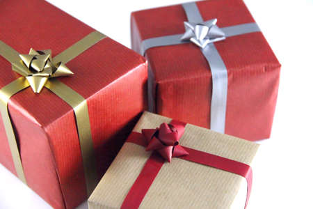 Gift Boxes and Ribbonsの写真素材