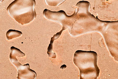 close up of a milk chocolate  textureの写真素材