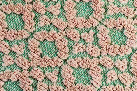 close up of the surface of a  towel