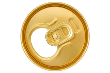 golden  can top  isolated on white background 
