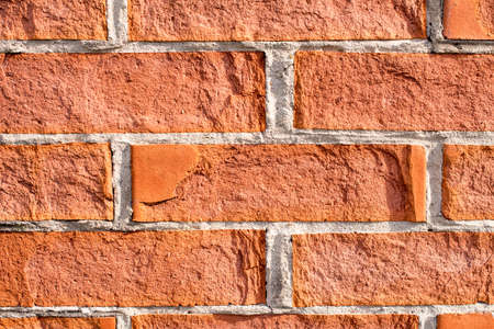 Old red brick wall texture, can be used as a backgroundの写真素材