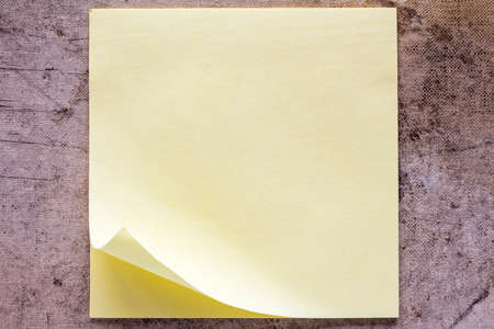 Sticky note paper with empty space for your textの写真素材