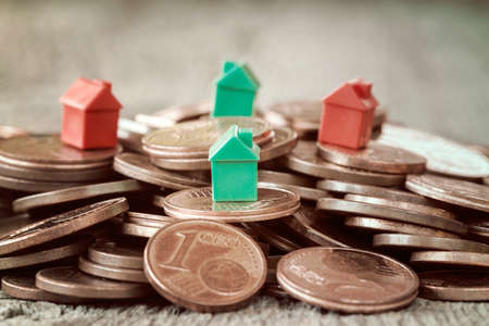 Concept of mortgage and real estate investmentの写真素材