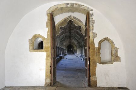 Norwich Cathedral in the city of Norwich, Norfolk, UK.の写真素材