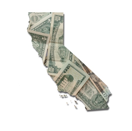 California in moneyの写真素材