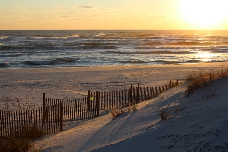Sunset at Inlet Beach Floridaの写真素材