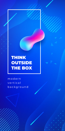 Liquid color background design. Fluid gradient shapes composition. Futuristic design posters vectorのイラスト素材