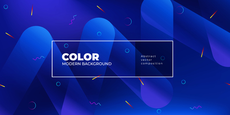 Square Brochure design. Magenta red corporate business rectangle template brochure, report, catalog, magazine. Brochure layout modern circle abstract background. Creative brochure vector concept.のイラスト素材