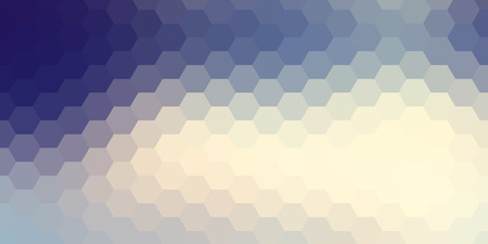Abstract hexagonal background. Vector geometric background with hexagons and gradient effect. Bright...