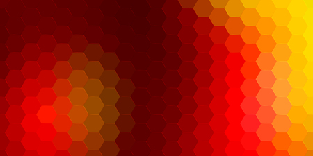 Abstract hexagonal background. Vector geometric background with hexagons and gradient effect. Bright color vector background illustrationのイラスト素材