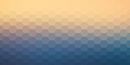 Abstract hexagonal background. Vector geometric background with hexagons and gradient effect. Bright...