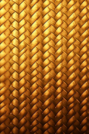 golden metallic background with some smooth lines in it (shallow DOF)の素材