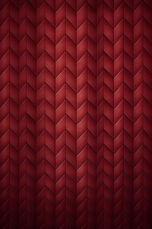 Red metal background with rhombus. Vector illustration. Eps 10.の素材