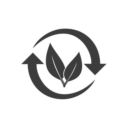 Recycling icon. Recycling Vector isolated on white background.のイラスト素材