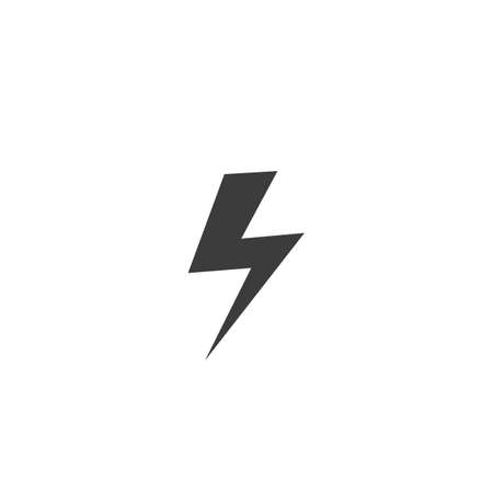 Lightning icon. Lightning Vector isolated on white background.のイラスト素材