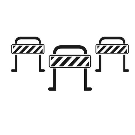 Barrier Icon Vectorのイラスト素材