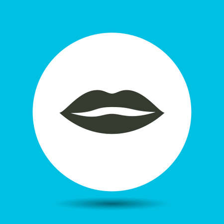Lips icon. Lips vector isolated.のイラスト素材