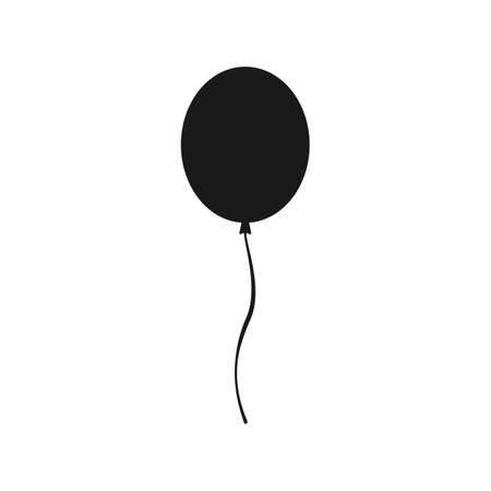 Balloon air icon. Flat vector illustration on white background.のイラスト素材