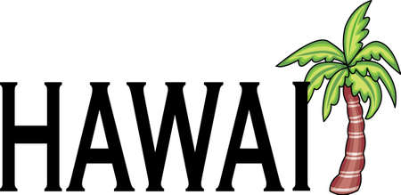 Relaxing under the palm tree is a wonderful way to spend a vacation.  A perfect image from Great Notions for your next cruise.のイラスト素材