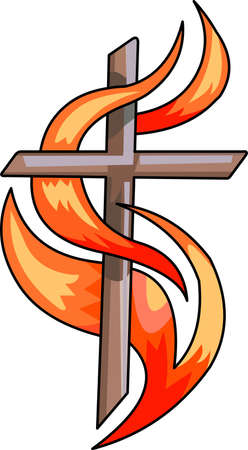 The cross represents Christ because of his Crucifixion and Resurrection. Pick those designs by Great Notions.のイラスト素材