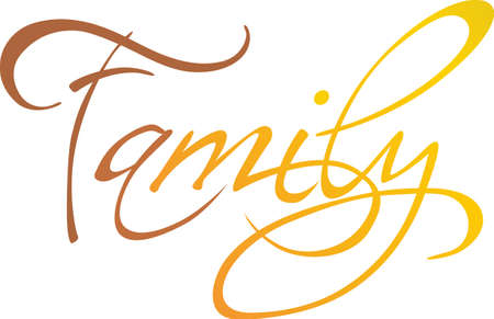 Add this design to welcome your family home each day.  They will love this beautiful design.のイラスト素材