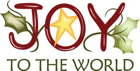 Send holiday cheers with these beautiful Christmas holly.  のイラスト素材