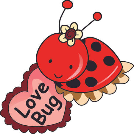 Kids enjoy spending time at the park.  This is the perfect design to take with you.  Everyone will love this adorable ladybug!のイラスト素材