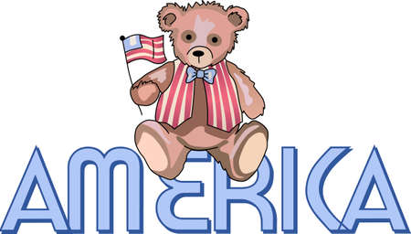 Celebrate our freedom God Bless America!  Perfect on items for family and friends to celebrate this 4th of July.  They will love it.のイラスト素材