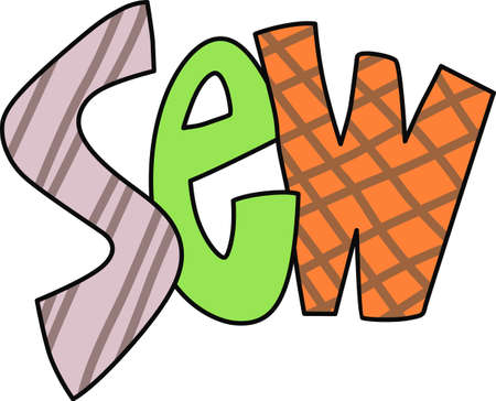 The seamstress or quilter in your family spends lots of time sewing holes, buttons and making beautiful items.  This design is perfect for them! They will love it!のイラスト素材